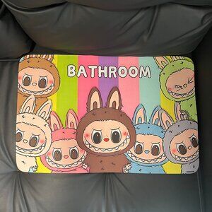 Labubu Diatomaceous Water-Absorbing Mat: Non-Slip Bathroom Mug/Mat